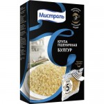 Крупа пшеничная Булгур МИСТРАЛЬ вар/пак, 5шт х 80г, 400г