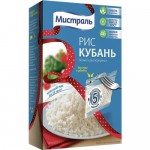 Крупа Рис Кубань МИСТРАЛЬ в пакетиках, 400г