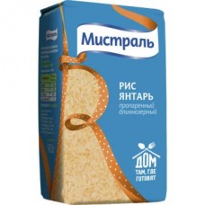 Крупа Рис МИСТРАЛЬ Янтарь, 900г в магазинах Авоська