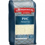 Крупа Рис НАЦИОНАЛЬ премиум, ризотто среднезерный, 500г