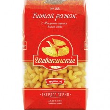 Макаронные изделия Шебекинские Рожок витой 388 450г в магазинах Авоська