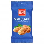 Миндаль СЕВЕН НАТС жареный, соленый, 50г