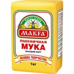Мука пшеничная МАКФА в/с, 1кг