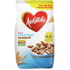 Подушечки ЛЮБЯТОВО с молочной начинкой, 220г в магазинах Авоська