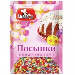 Посыпки ПРЕСТОН радуга-бисер, 7г Посыпки ПРЕСТОН радуга-бисер, 7г