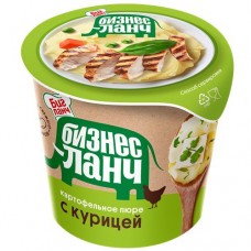 Пюре картофельное БИЗНЕС ЛАНЧ с курицей, 40г в магазинах Авоська
