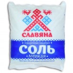 Соль мелкая поваренная пищевая выварочная 1кг