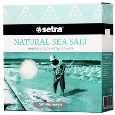 Соль морская пищевая натуральная Сетра 500г в магазинах Авоська