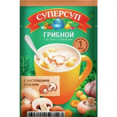 Суп-пюре СУПЕРСУП грибной с сухариками, 18г в магазинах Авоська