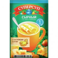 Суп-пюре СУПЕРСУП сырный с сухариками, 19г в магазинах Авоська