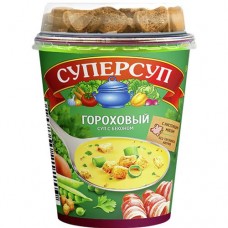 Суперсуп-пюре гороховый, с сухариками, 21г в магазинах Авоська