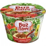 Яичная лапша Биг Ланч с говядиной тарелка 90г Яичная лапша Биг Ланч с говядиной тарелка 90г