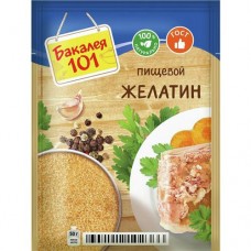 Желатин пищевой БАКАЛЕЯ 101 50г в магазинах Авоська