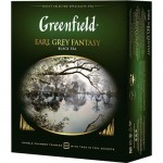 Чай ГРИНФИЛД черный, Эрл Грей Фэнтази, с ароматом бергамота Чай ГРИНФИЛД черный, Эрл Грей Фэнтази, с ароматом бергамота