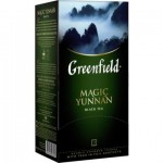 Чай ГРИНФИЛД черный Mэйджик Юнань 25 пакетиков