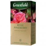 Чай ГРИНФИЛД черный, Роуз Пайнберри Чай ГРИНФИЛД черный, Роуз Пайнберри