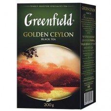 Чай ГРИНФИЛД чёрный, Голден Цейлон, 200г в магазинах Авоська