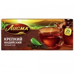 Чай ЛИСМА крепкий черный, 25 пакетиков Чай ЛИСМА крепкий черный, 25 пакетиков