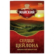 Чай МАЙСКИЙ черный, Сердце Цейлона, 100г в магазинах Авоська