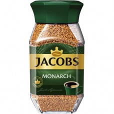 Кофе ЯКОБС Монарх растворимый, ст/б, 190г в магазинах Авоська