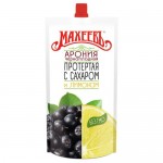 Арония черноплодная МАХЕЕВЬ протертая с сахаром и лимоном, дой-пак, 300г