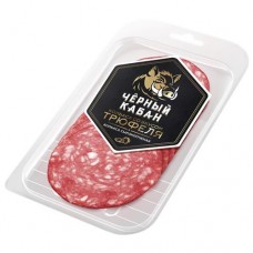 Колбаса со вкусом трюфеля ЧЕРНЫЙ КАБАН сырокопченые, нарезка, 85г в магазинах Авоська