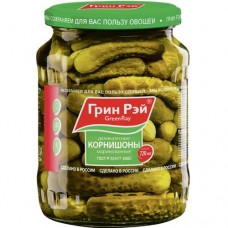 Корнишоны ГРИН РЕЙ маринованные, 0.72л в магазинах Авоська