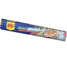 Фольга алюминиевая БИГ СИТИ анти-пригарная, 10м в магазинах Авоська