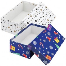 Коробка МИЛЕНД новогодняя прямоугольная, 23х16х9.5см в магазинах Авоська