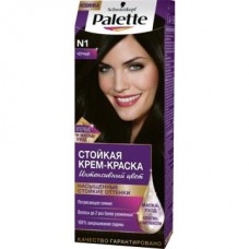 Краска для волос ПАЛЕТТ n1 черный в магазинах Авоська