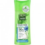 Лосьон-тоник для лица ЧИСТАЯ ЛИНИЯ для норм.и комб.кожи, на отваре целеб. трав, василек, 0.1л