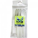 Ложка ЭКО ГРИН МИСТЕРИ белая, 170мм,  6шт