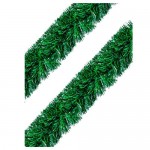 Мишура из ПЭТ МЭДЖИК ТАЙМ зеленая, 9х200см, арт.91118