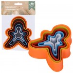 Набор кулинарных форм МУЛЬТИДОМ пряничный человечек, 5шт