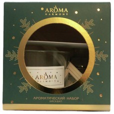 Новогодний набор Бисквит АРОМА ГАРМОНИЯ диффузор, свеча, 0.03л в магазинах Авоська