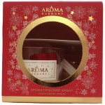 Новогодний набор Новогодние ягоды АРОМА ГАРМОНИЯ диффузор, свеча, 0.03л