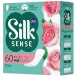 Прокладки ежедневные Силк Сенс ОЛА бархатная роза, 60шт Прокладки ежедневные Силк Сенс ОЛА бархатная роза, 60шт