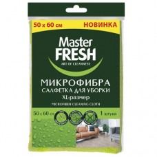 Салфетка для пола МАСТЕР ФРЕШ микрофибра, ХЛ-сайз, 50х60см, 1шт в магазинах Авоська