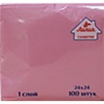 Салфетки бумажные ЛИЛИЯ розовые, 1 сл,100л Салфетки бумажные ЛИЛИЯ розовые, 1 сл,100л