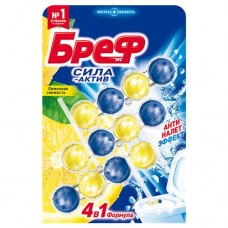 Средство для унитаза БРЕФ лимонная свежесть, 150г в магазинах Авоська