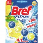Средство для унитаза Сила Актив БРЕФ свежесть лимона, 50г