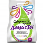 Стиральный порошок ЛА ЧИСТА сибирские травы, универсал, 2.4кг