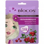 Тканевая маска для лица Биокос увлажяющая
