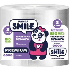 Туалетная бумага ПАНДА 3 слоя, 4 рулона, белая в магазинах Авоська