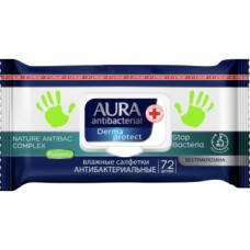 Влажные салфетки АУРА антибак, 72шт в магазинах Авоська