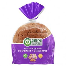 Хлебец Подовый с зернами и семенами ХЛЕБНЫЙ ДОМ нарезка, 300г в магазинах Авоська