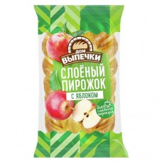 Слоёный пирожок ДОМ ВЫПЕЧКИ с яблоком, 70г в магазинах Авоська