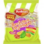 Конфеты карамельные Веселые леденцы РОТ ФРОНТ 250г