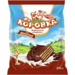 Конфеты Коровка РОТ ФРОНТ вафельные с шоколадом, 250г