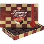 Конфеты Птичье молоко РОТ ФРОНТ сливочно-ванильные, 200г Конфеты Птичье молоко РОТ ФРОНТ сливочно-ванильные, 200г